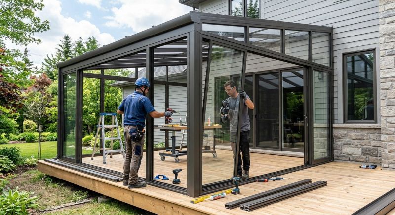 Enclosed Patio Installation in Chattanooga, TN