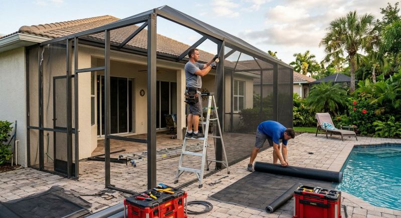 Lanai Enclosure Repair in Charlotte, NC
