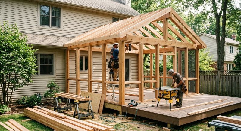 Deck Enclosure Installation in Nashville, TN