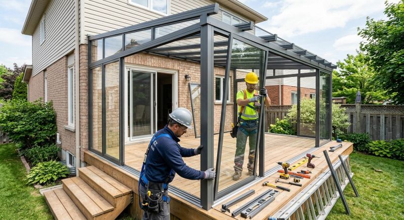 Deck Enclosure Installation in Chattanooga, TN