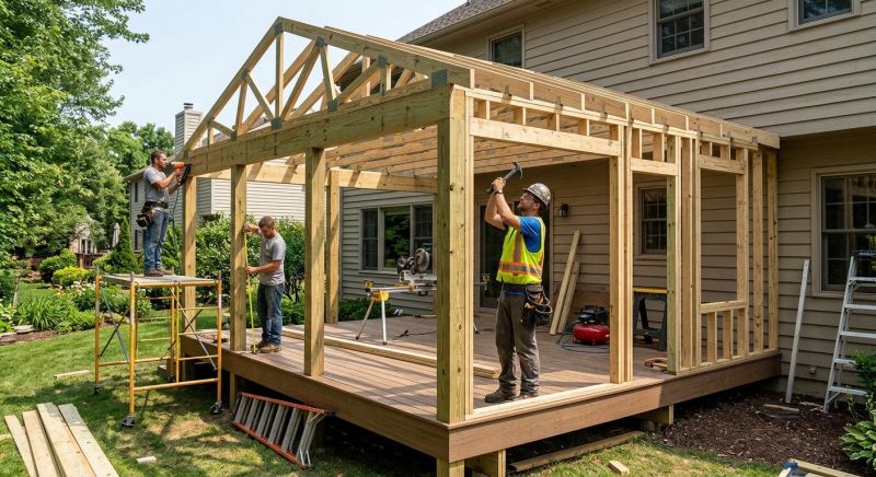 Enclosed Deck Installation in Knoxville, TN