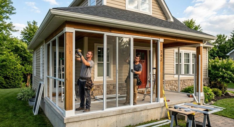 Enclosed Porch Construction in Austin, TX