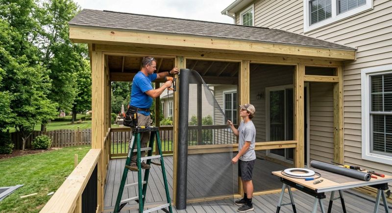 Enclosed Porch Installation in Boulder, CO