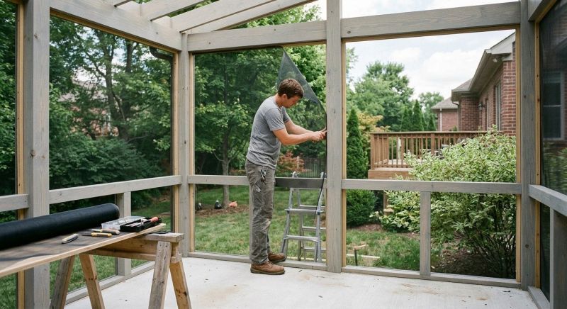 Enclosed Porch Installation in Austin, TX