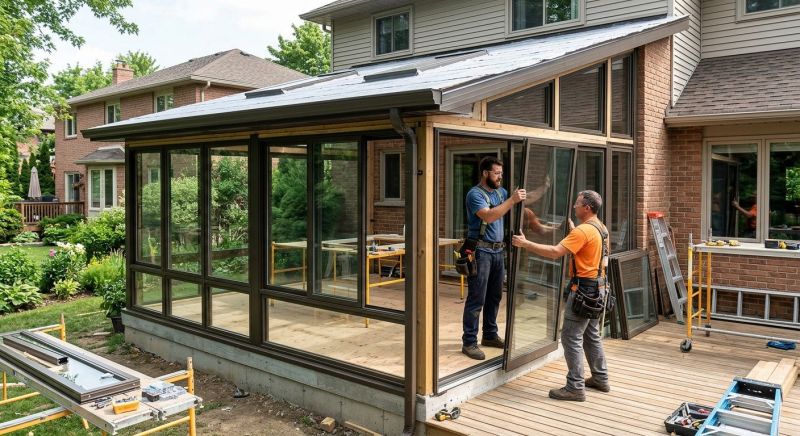 Lanai Enclosure Installation in Asheville, NC