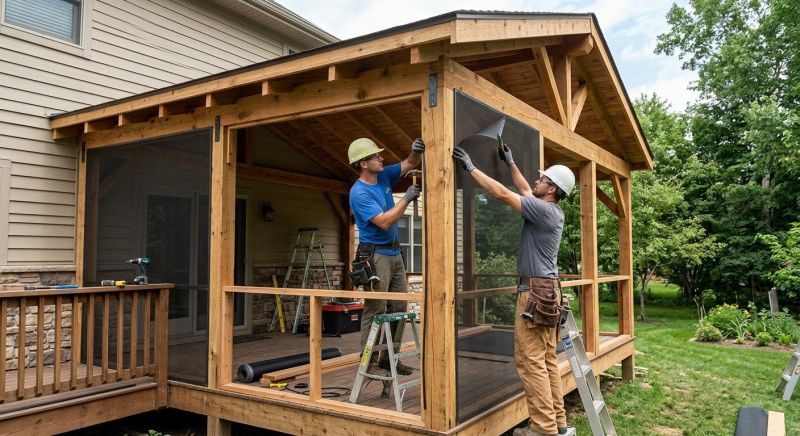 Screened In Porch Installation in Seattle, WA
