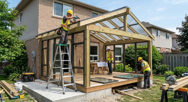 Sunroom Addition Construction in Cincinnati, OH