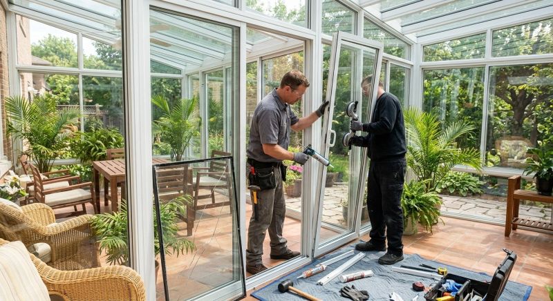 Sunroom Glass Repair in Charlotte, NC