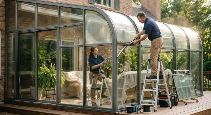 Sunroom Window Repair in Charlotte, NC